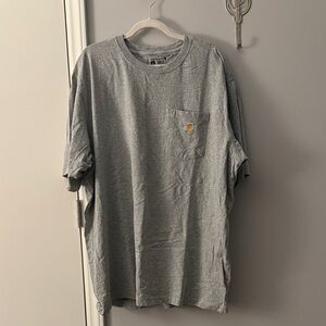 Carhartt Men's Heather Gray Loose Fit Pocket Tee